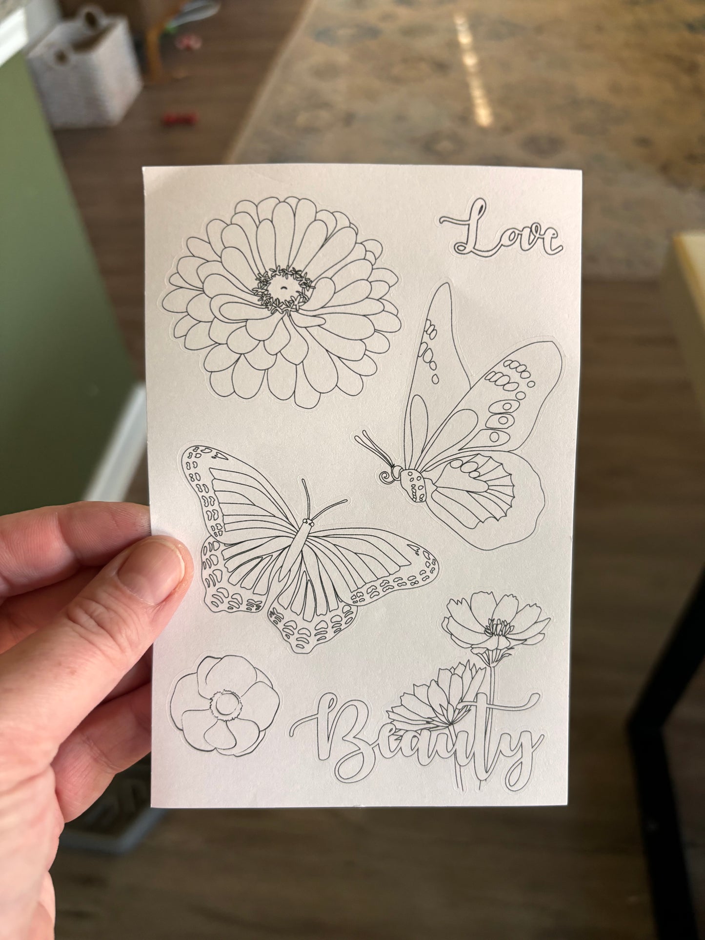 Color Me Sticker Sheets