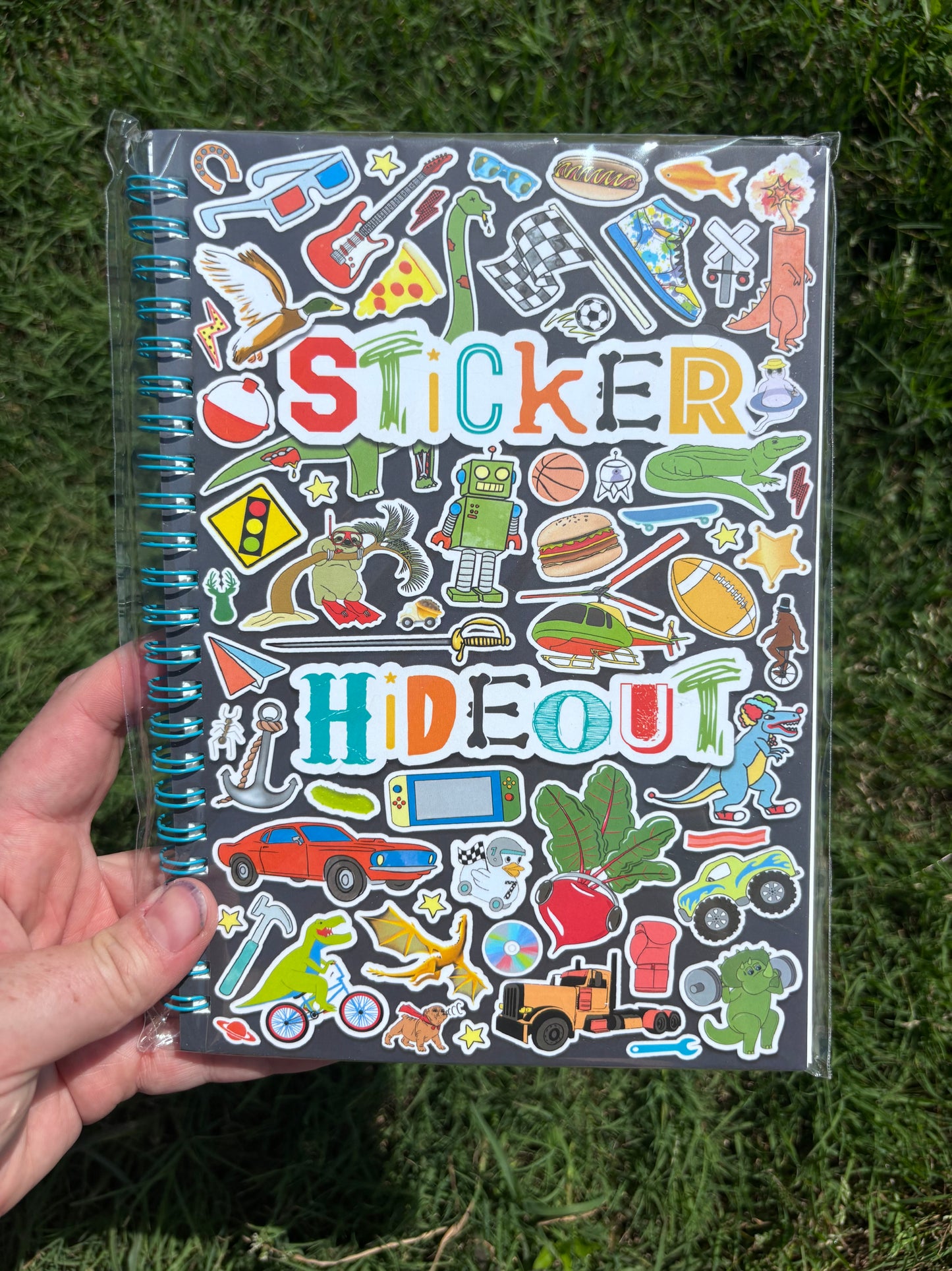 Sticker Hideout Book