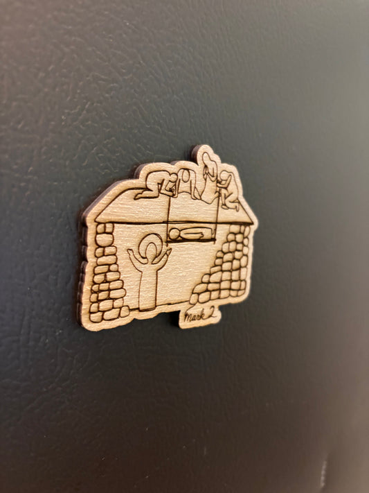 Mark 2 Wooden Magnet