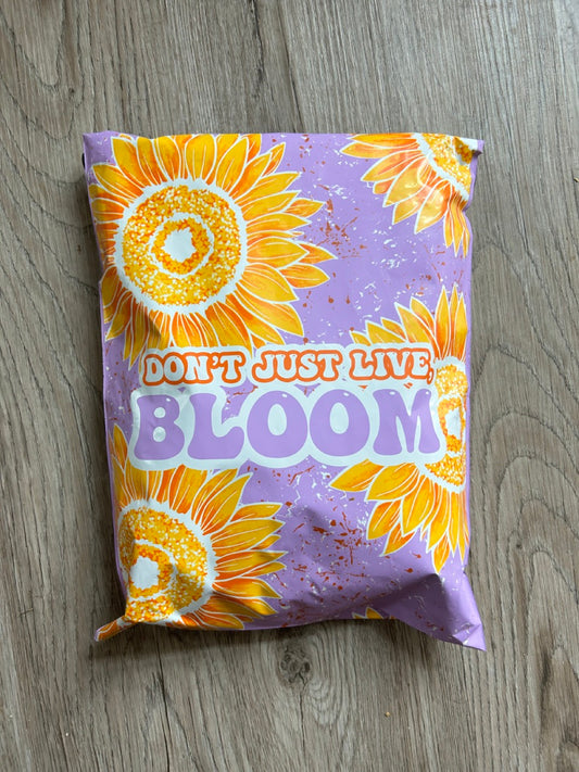 10x13 Sunflower Biodegradable Poly Mailers