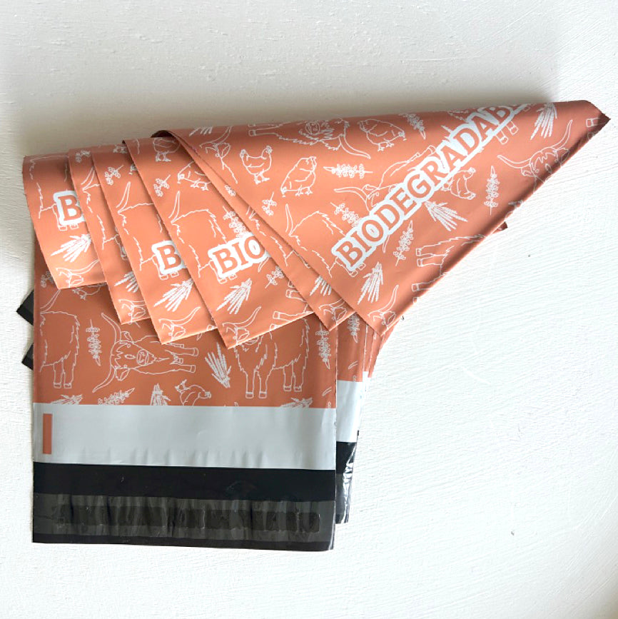 Cow and Chicken 6x9 Poly Mailers