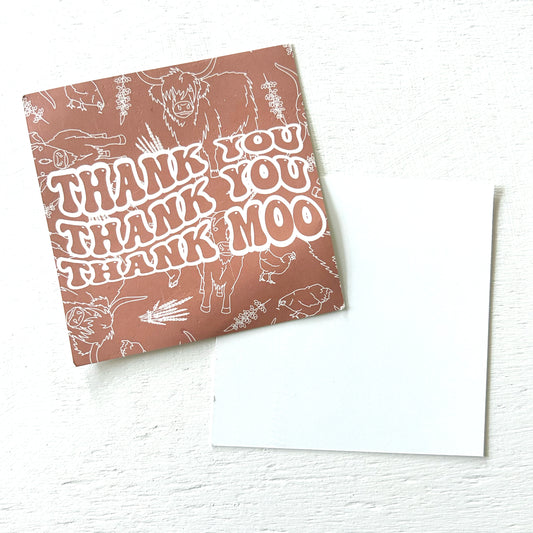 Thank You, Thank MOO Cards