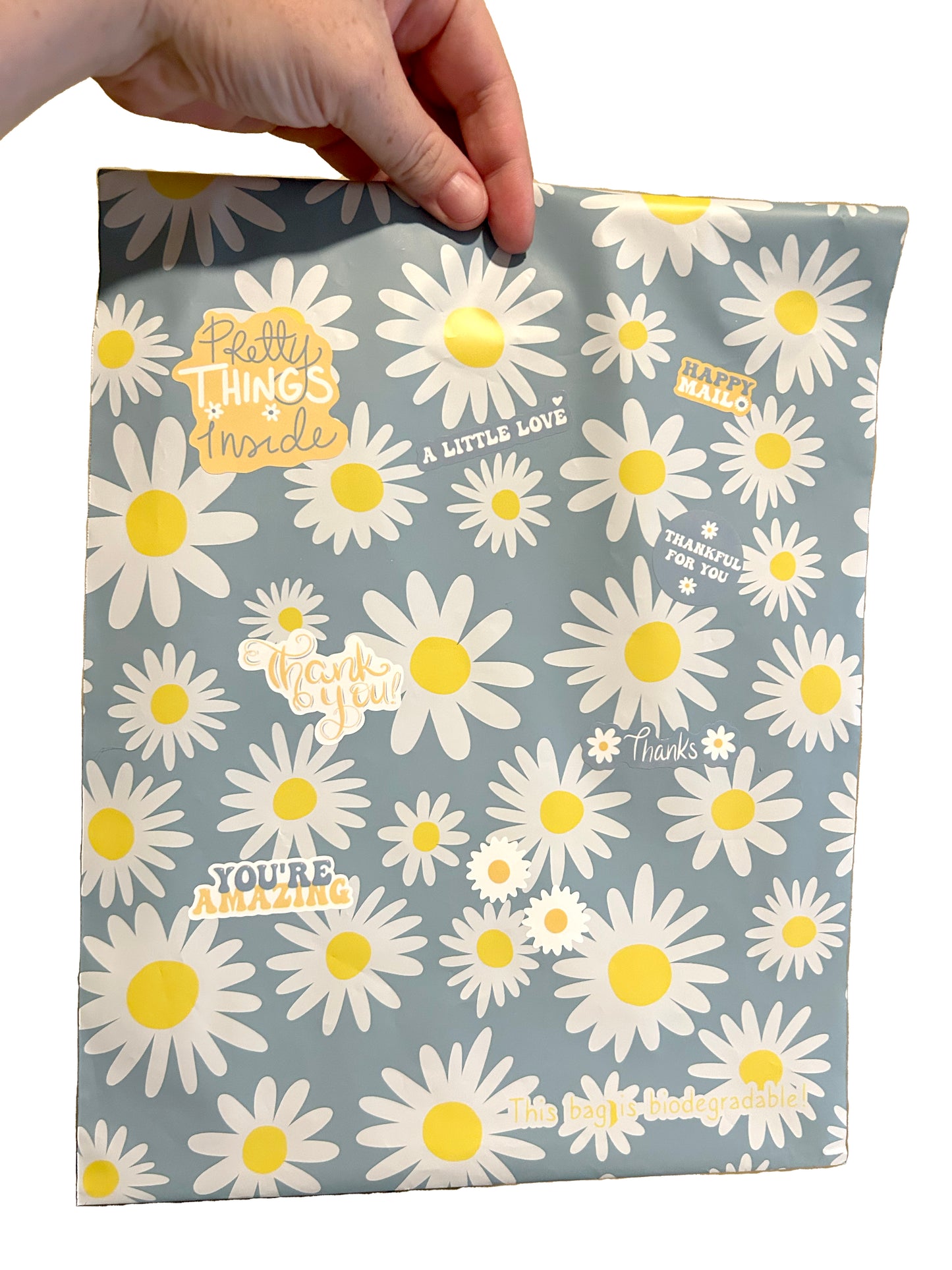 4x6 Daisy Thank You Sticker Sheets