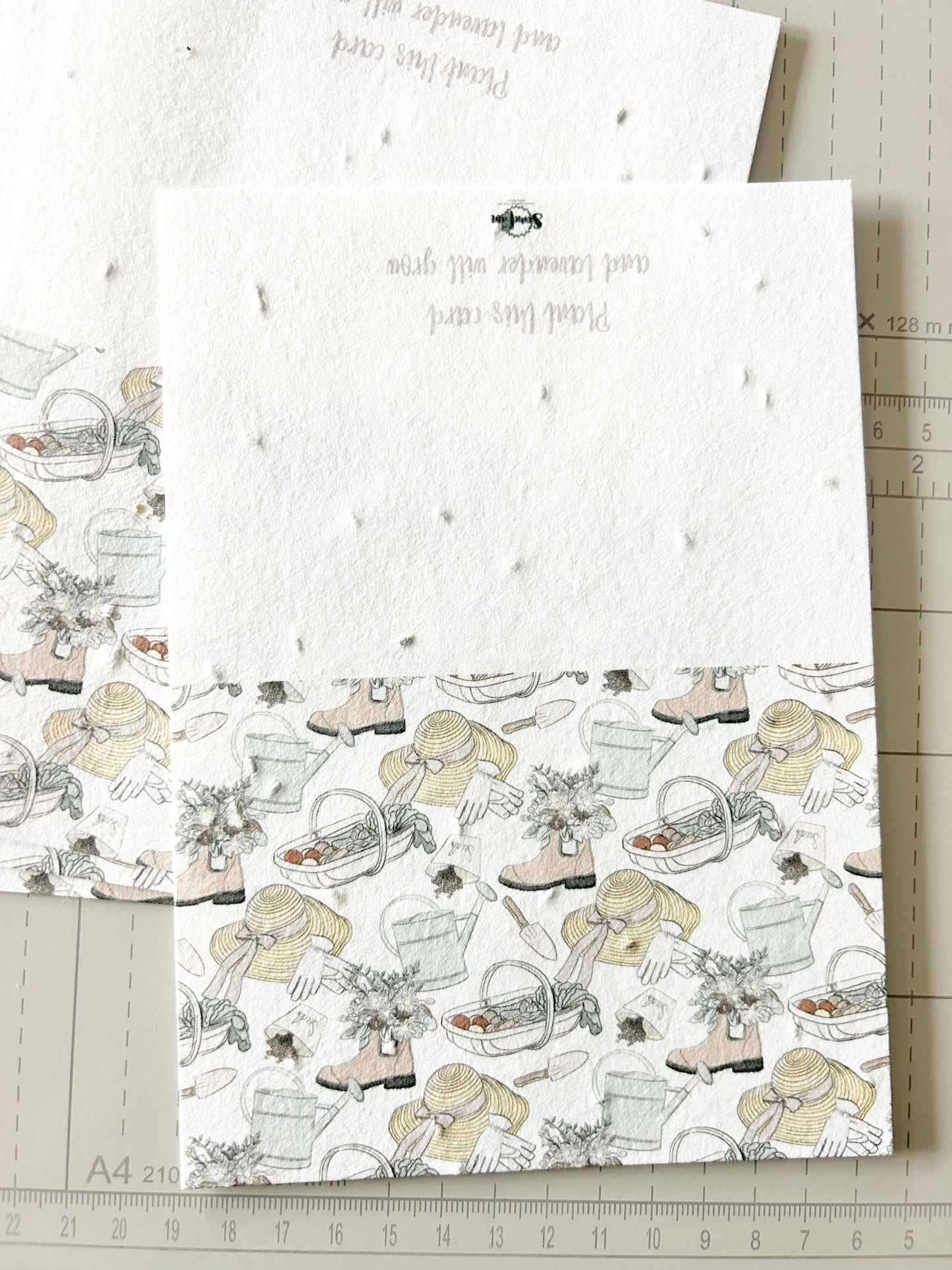 Seeded Plantable Gardening Card - HSV local