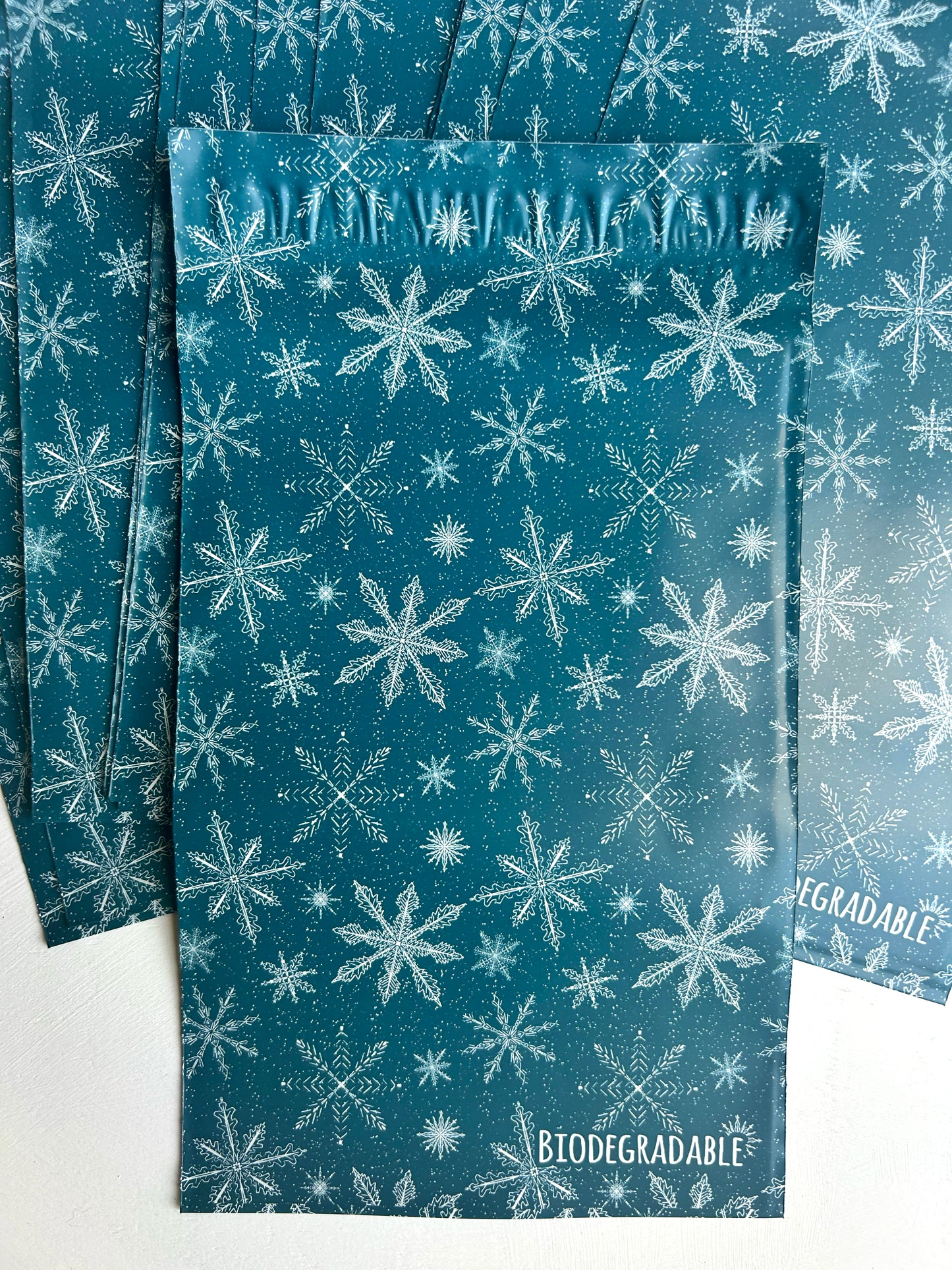 Snowflake 6x9 Poly Mailers