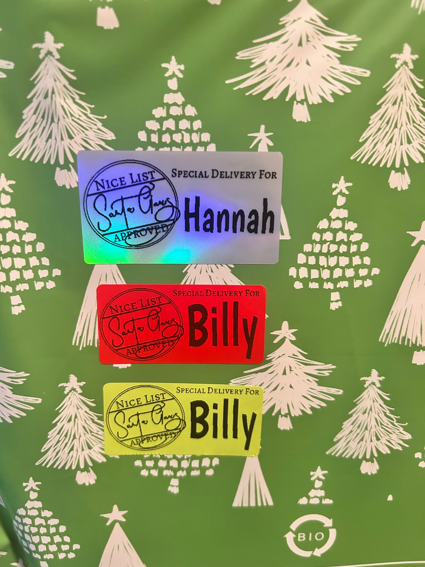 Christmas Stickers for Gifts - HSV local