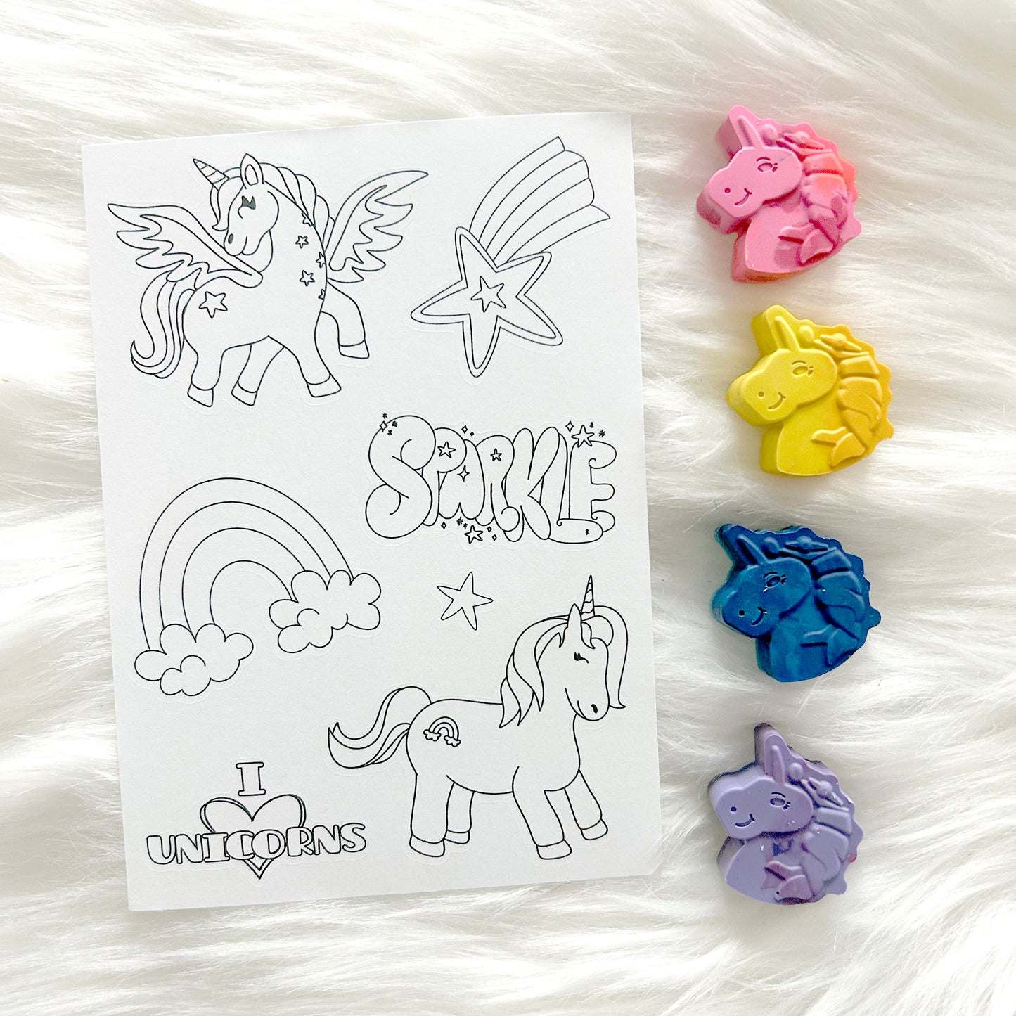 Color Me Sticker Sheets