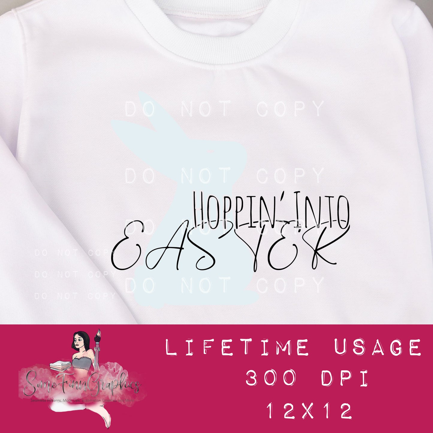Bunnies Seamless and Graphics