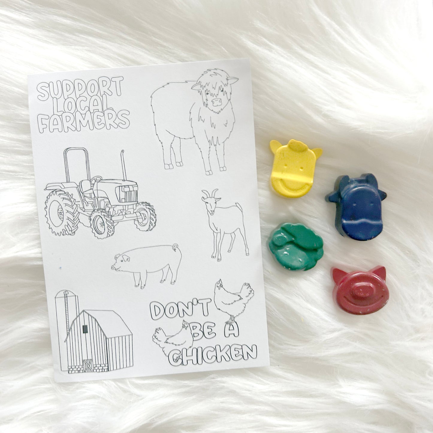 Color Me Sticker Sheets