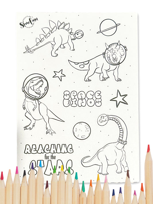 Color Me Sticker Sheets