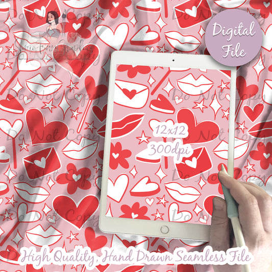 Love in the Mail Seamless and Graphic