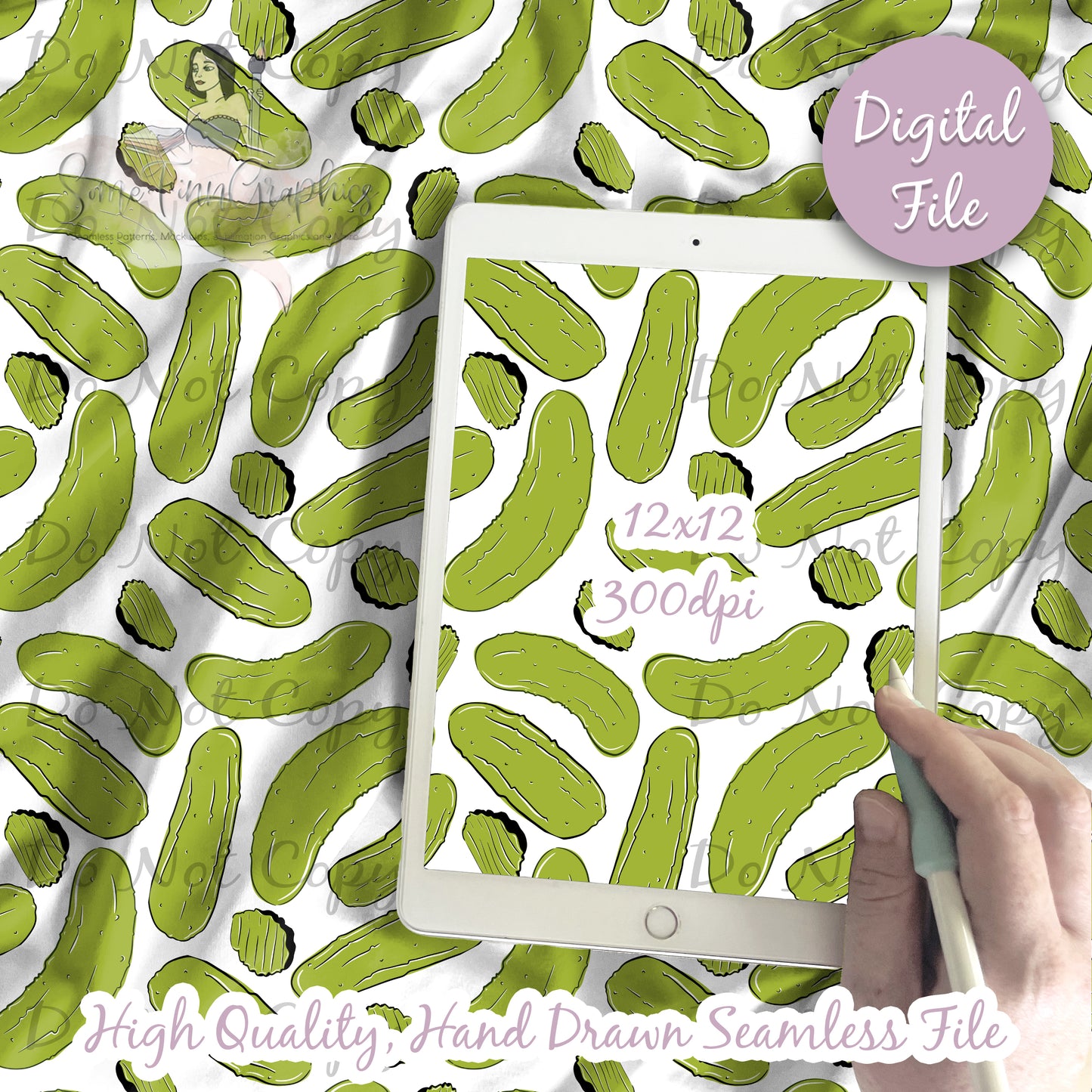 Pickles Seamless and Graphics