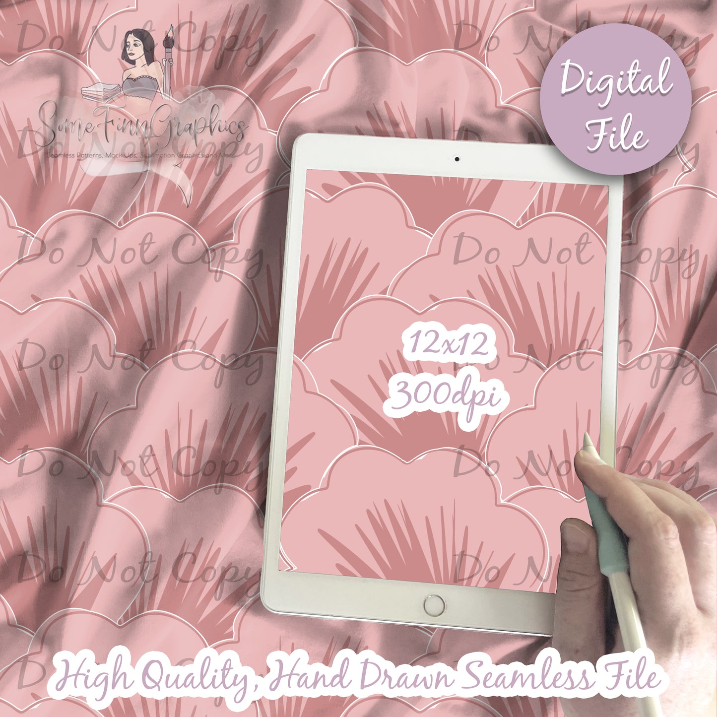 Abstracted Shells Seamless