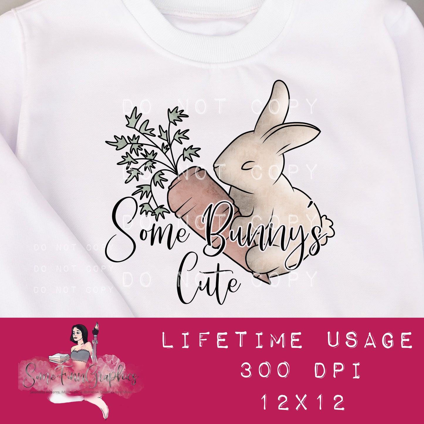 Bunnies Seamless and Graphics