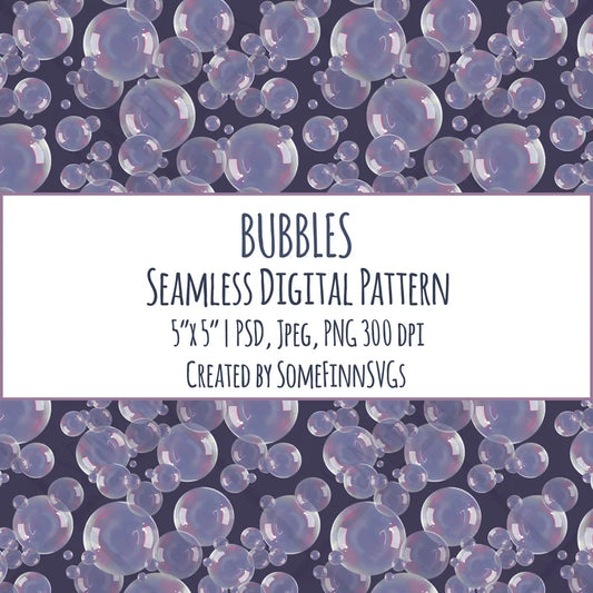 Bubbles Seamless Pattern