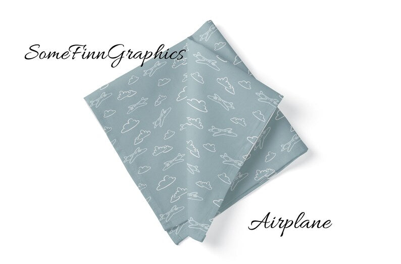 Airplane Digital Paper