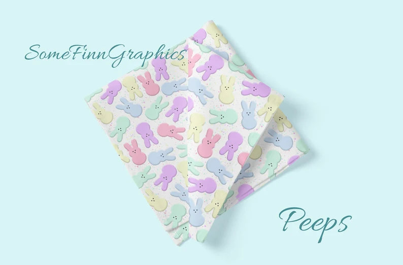 Candy Bunny Digital Paper