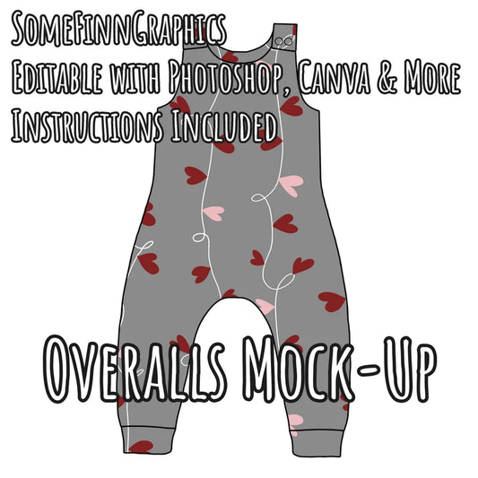 Overalls Lined Mock Up