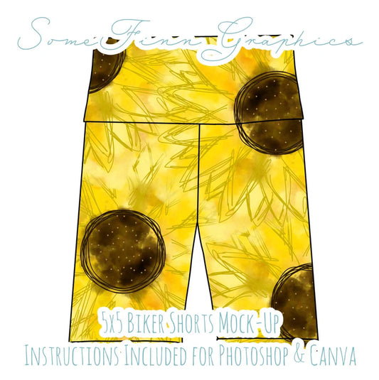 Biker Shorts Mock-Up
