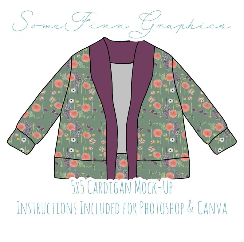 Cardigan Mock Up