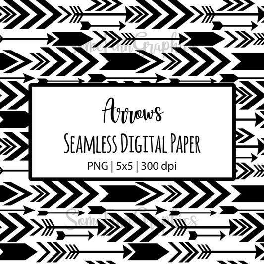 Boho Arrows Texture Shapes Seamless