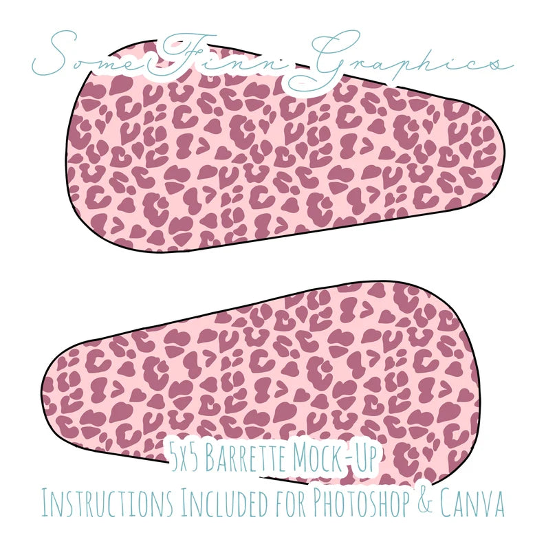 Barrettes Lined Mock-Up