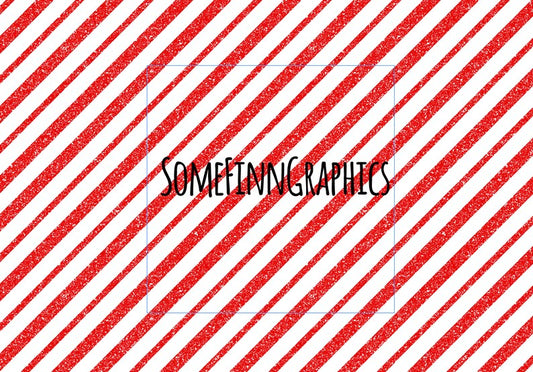 Candy cane and Snow Red Stripes Digital Paper