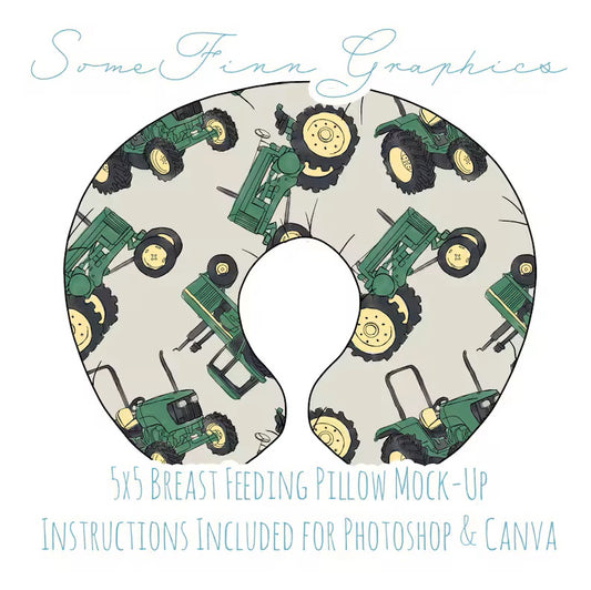 Breast Feeding Pillow Mock-Up