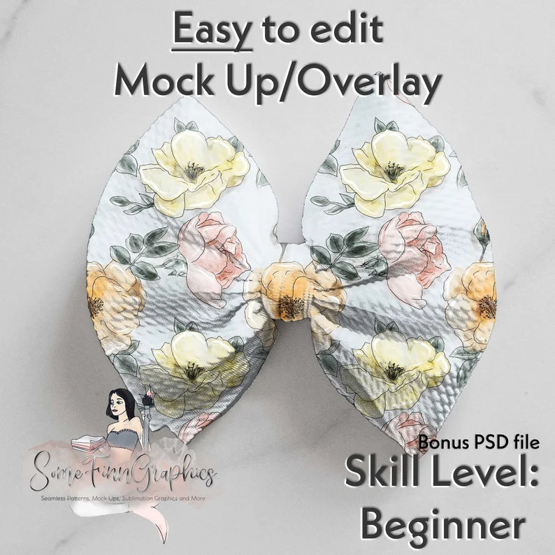 Bow Realistic Mock Up