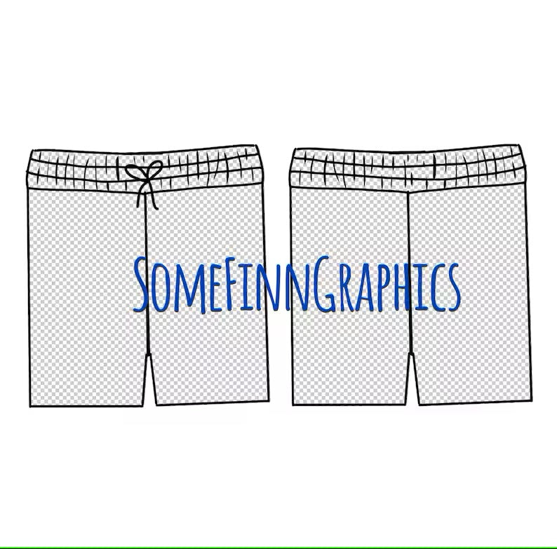 Board Shorts Mock-Up