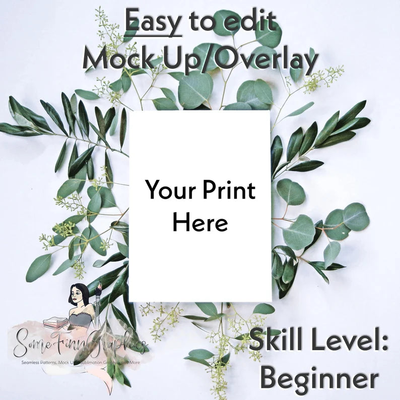 Greenery Artwork Mock-Up
