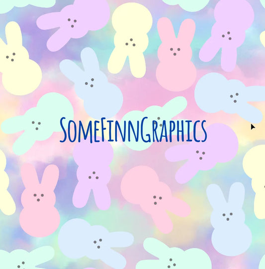 Candy Bunny Digital Paper
