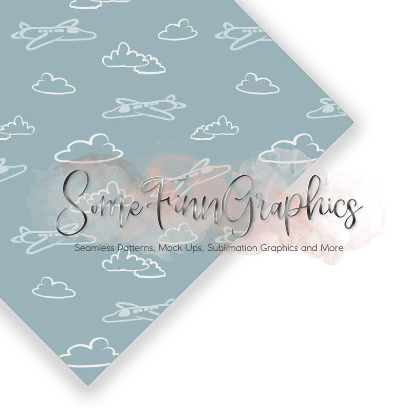 Airplane Digital Paper