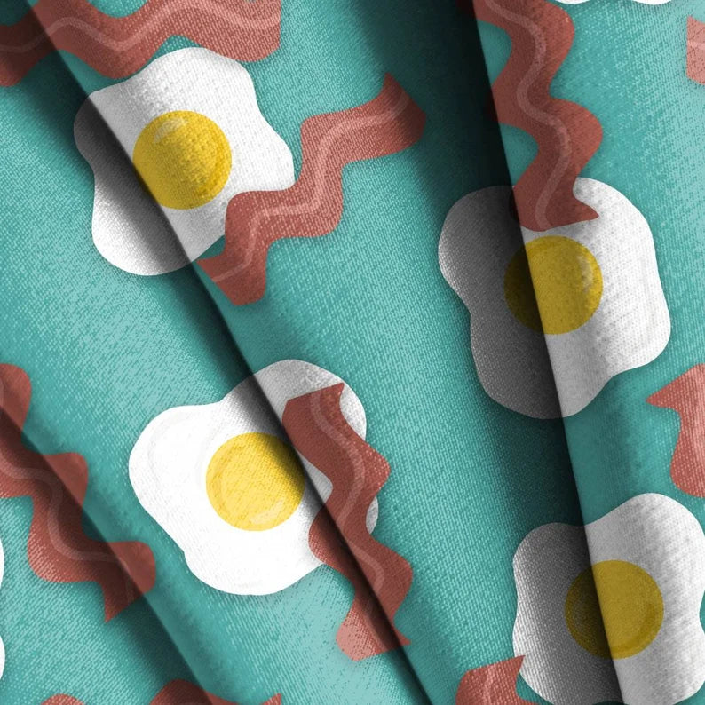 Bacon and eggs Digital Paper