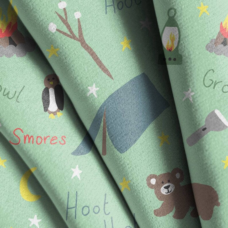 Camping Digital Paper