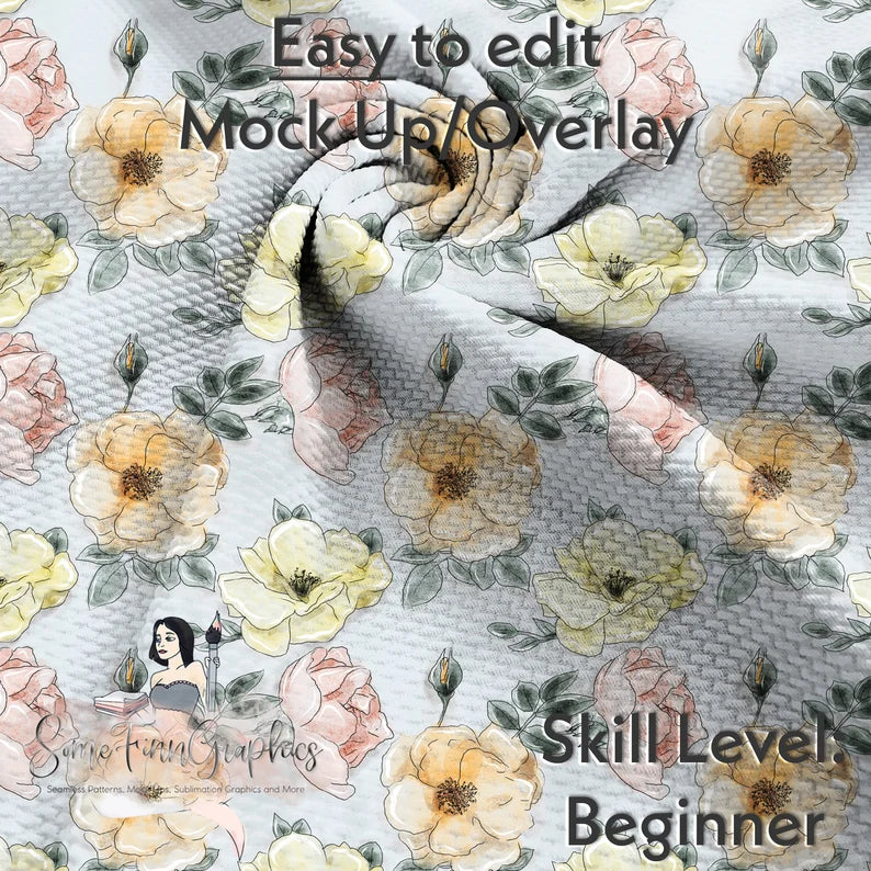 Bullet Fabric Realistic Mock Up