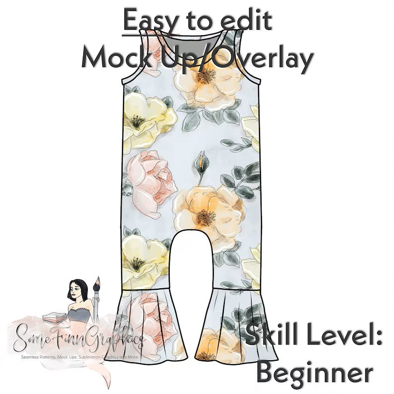 Bells Romper Mock-Up