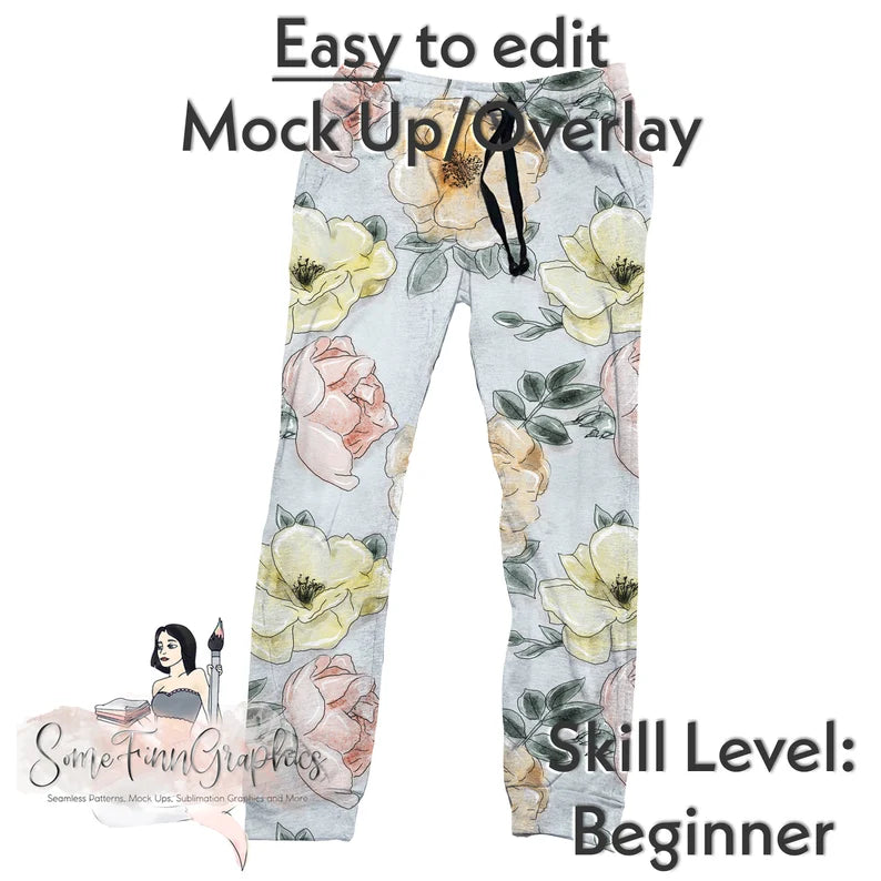 Joggers Realistic Mock-Up