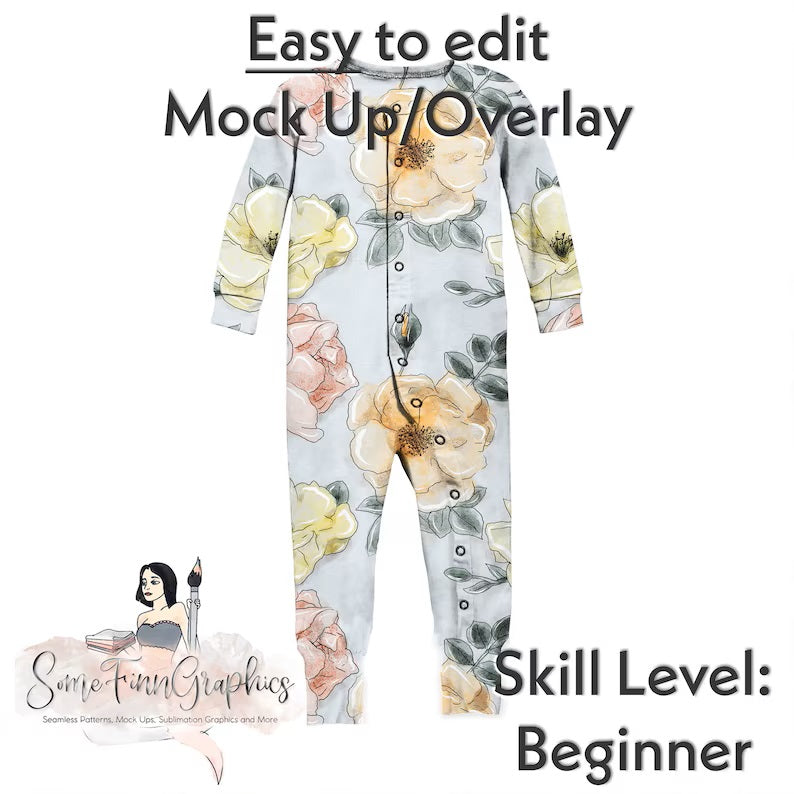 Button Pjs Realistic Mock Up