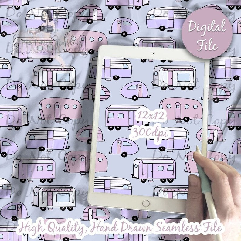 Camper Digital Paper