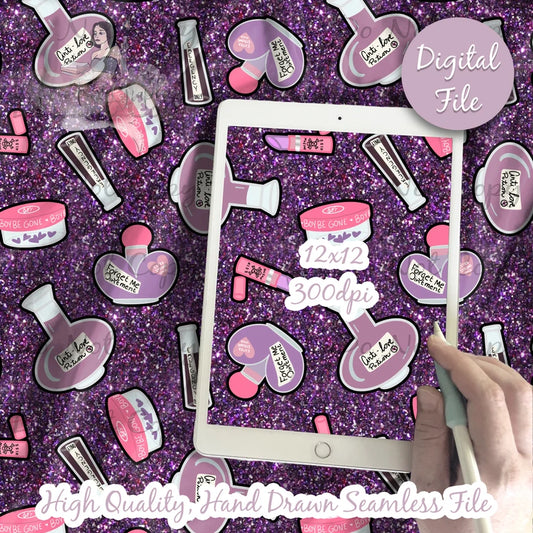 ANTI valentines day anti love potions Seamless