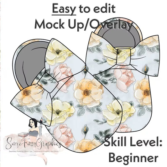 Baby Slipper Mock Up