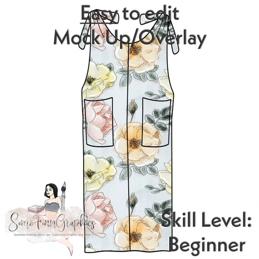 Dress Tie Shoulders Mock-Up