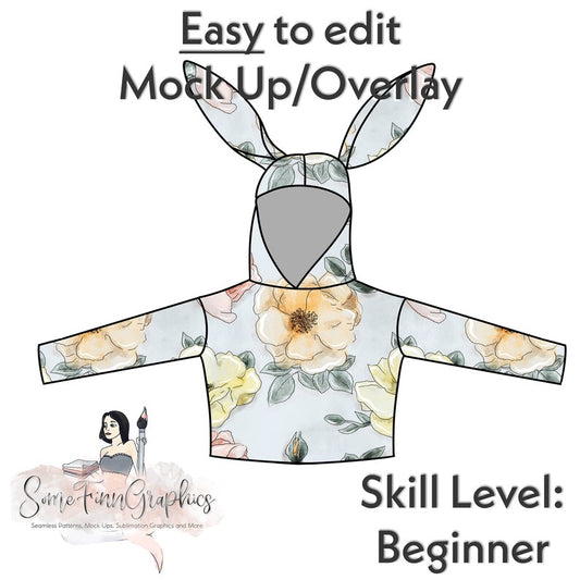 Bunny Long Sleeve Shirt Mock-Up