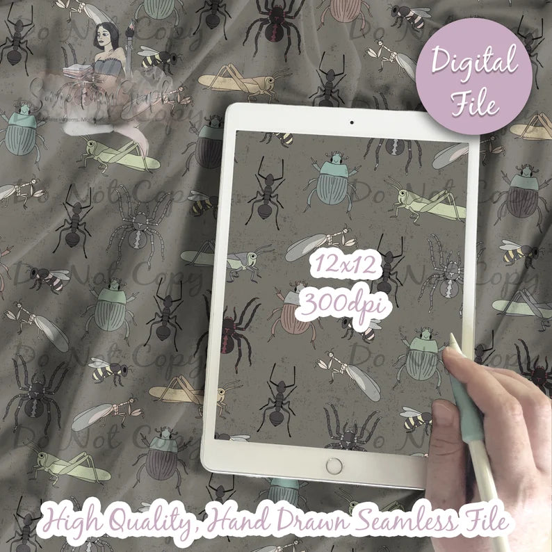 Bugs and Insects Digital Paper