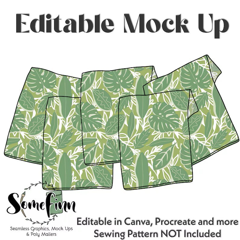 Beach Towels Lined Mock Up