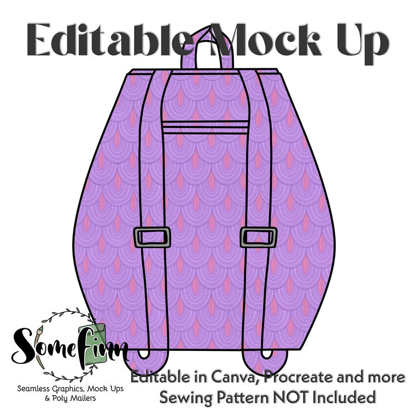 Backpack Handbag Mock-Up