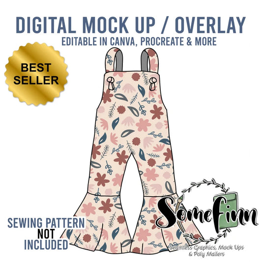 Bells Overalls Mock-Up