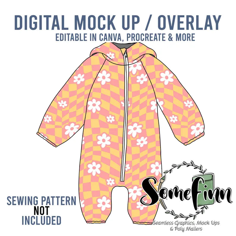 Baby Rain Jacket Mock-Up