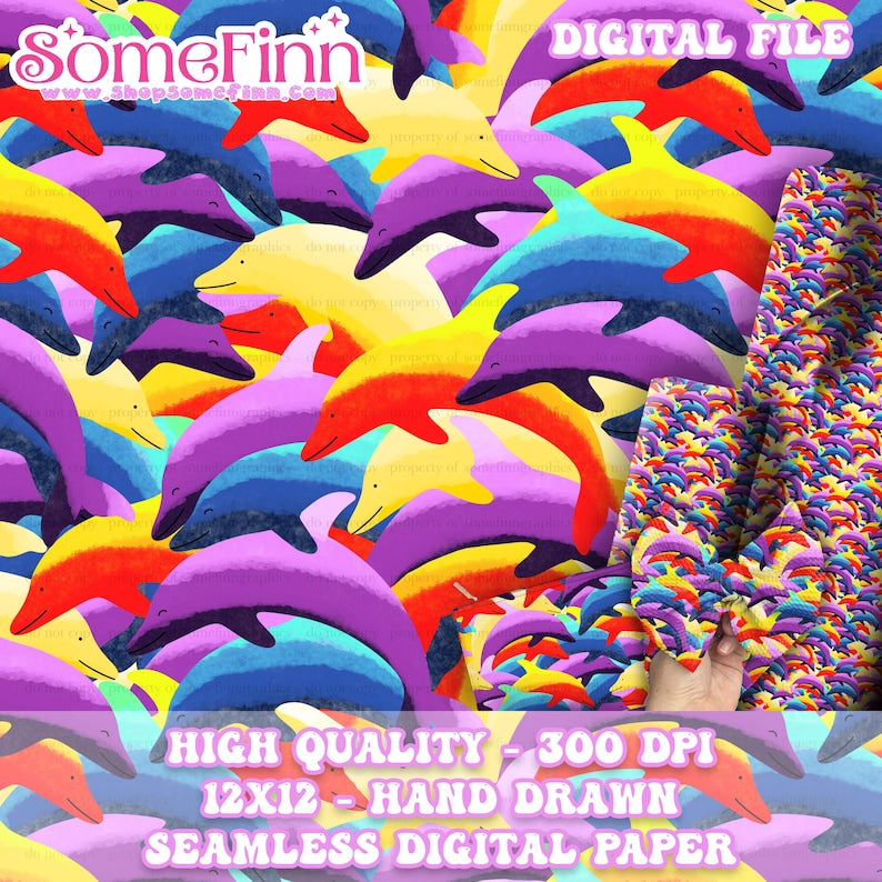 90s Vintage Inspired Seamless Pattern Design